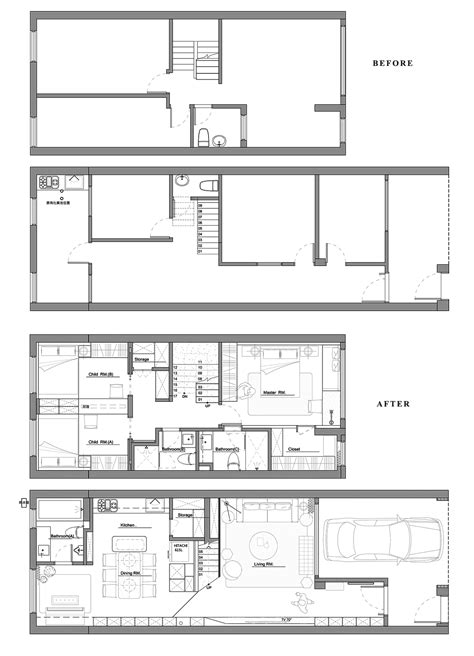 長型房屋設計圖|長型透天格局規劃7重點，長型空間也能遠離陰暗、變。